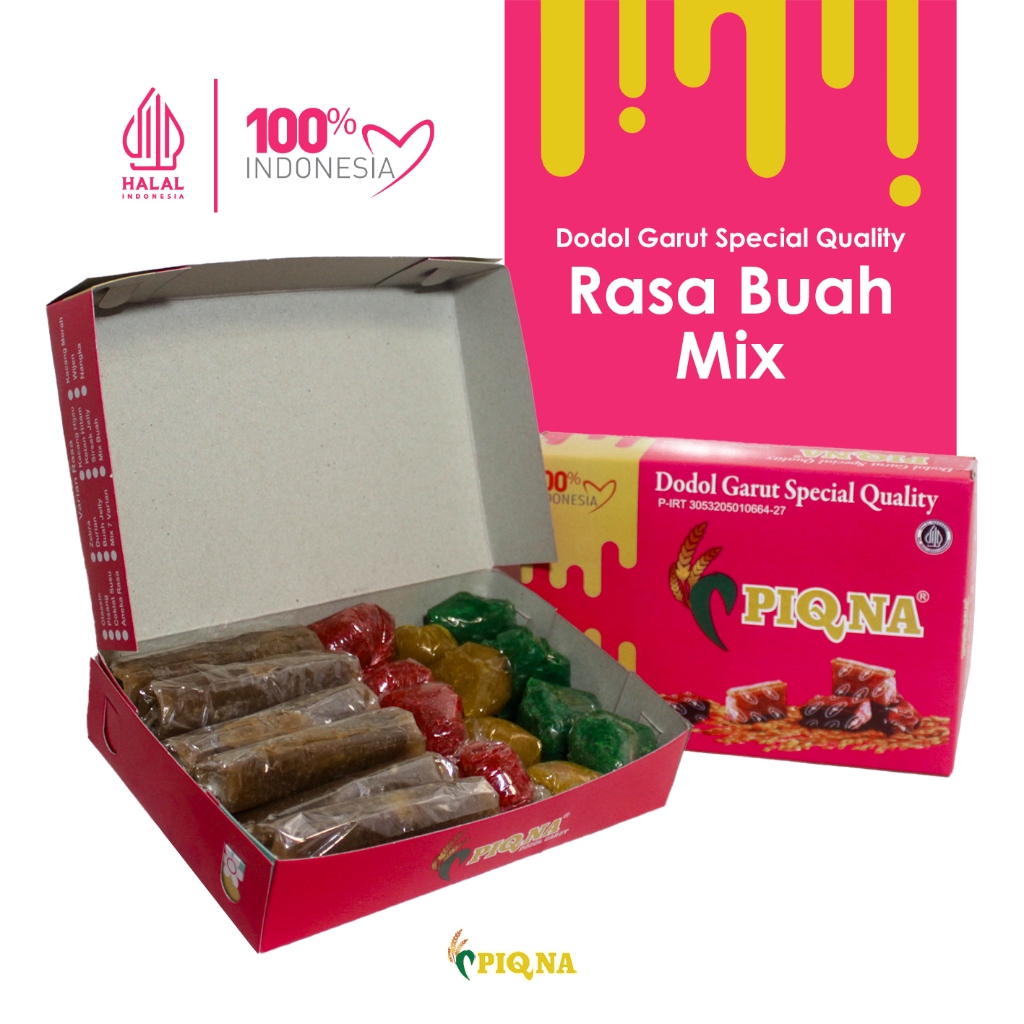 

PIQNA DODOL BUAH ANEKA RASA MIX 4 RASA 500g