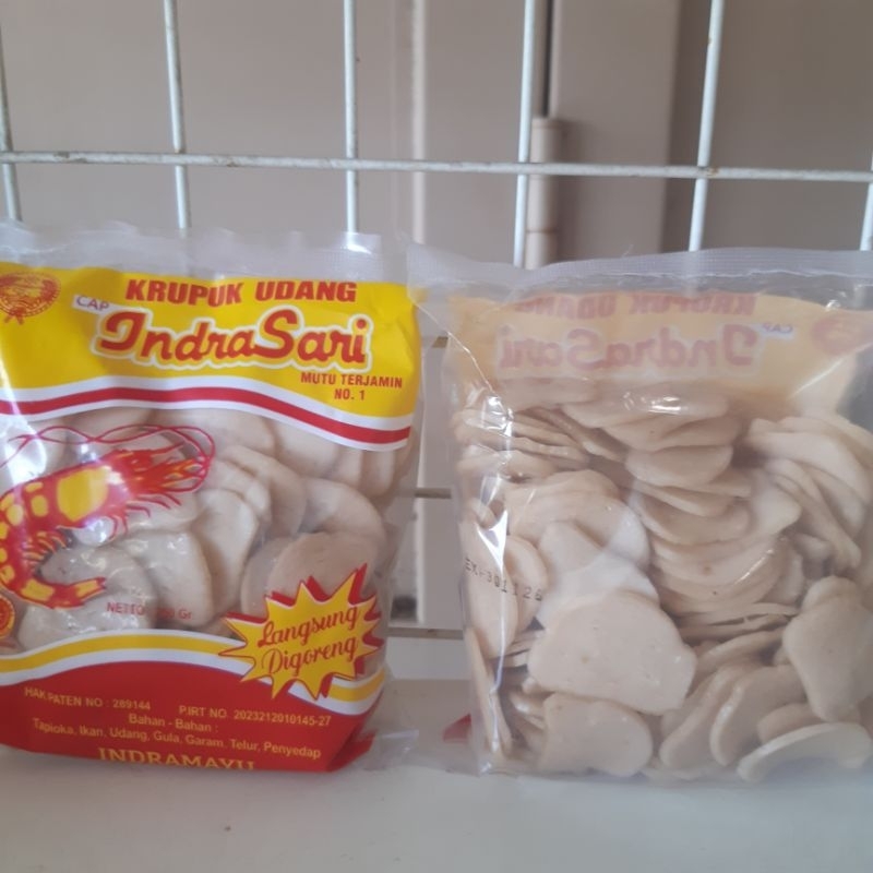

Kerupuk Udang Kancing/kecil Indrasari 250 gram khas Indramayu