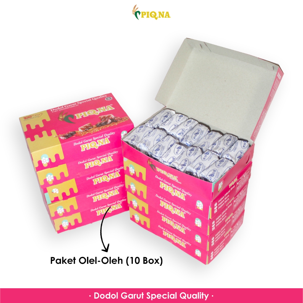 

GR PIQNA Paket Oleh Oleh Dodol Garut Special Quality 10 x 250g