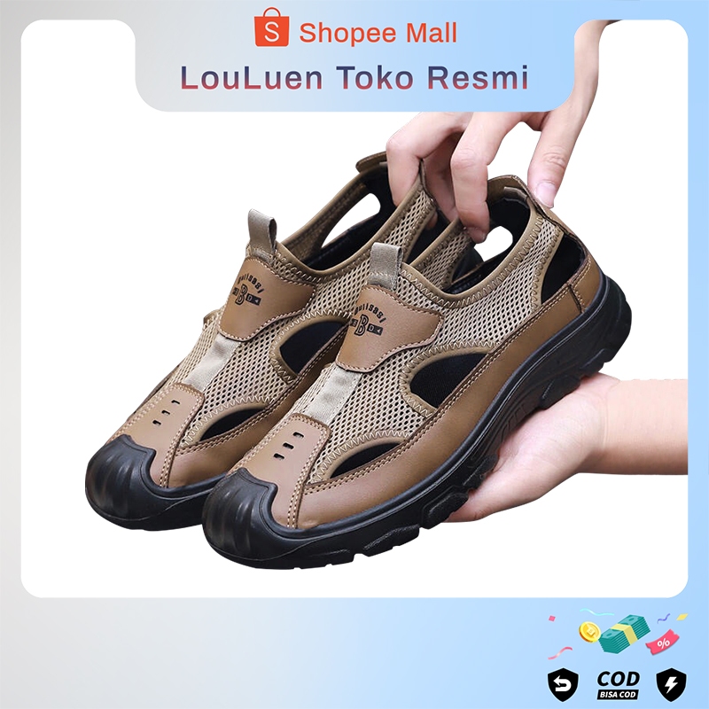 Sepatu Slip on Pria sandal pria keren sepatu pria casual sandal sepatu pria terbaru Sandal Outdoor