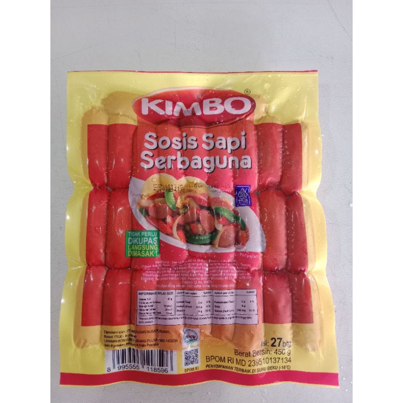 

Kimbo sosis sapi serbaguna