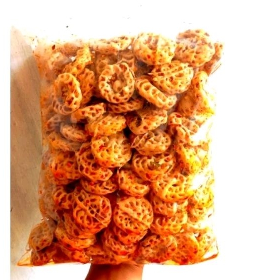 

kerupuk seblak rafael pedas daun jeruk/kerupuk seblak bantat mawar