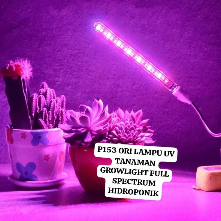 P153  LAMPU LED USB UV ULTRAVIOLET HIDROPONIK TANAMAN GROWLIGHT SPECTRUM AQUAPONIC TUMBUHAN GROW
