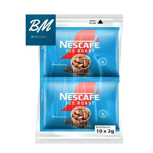 

Nescafe Ice Roast Americano 1 Renceng isi 10 Sachet