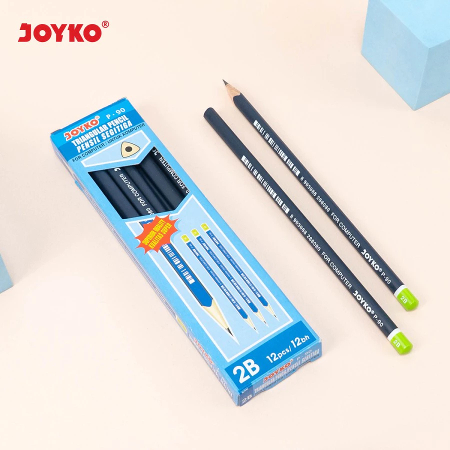 

(LIVE) Pencil / Pensil Joyko P-90 / 2B / 1 BOX 12 PCS