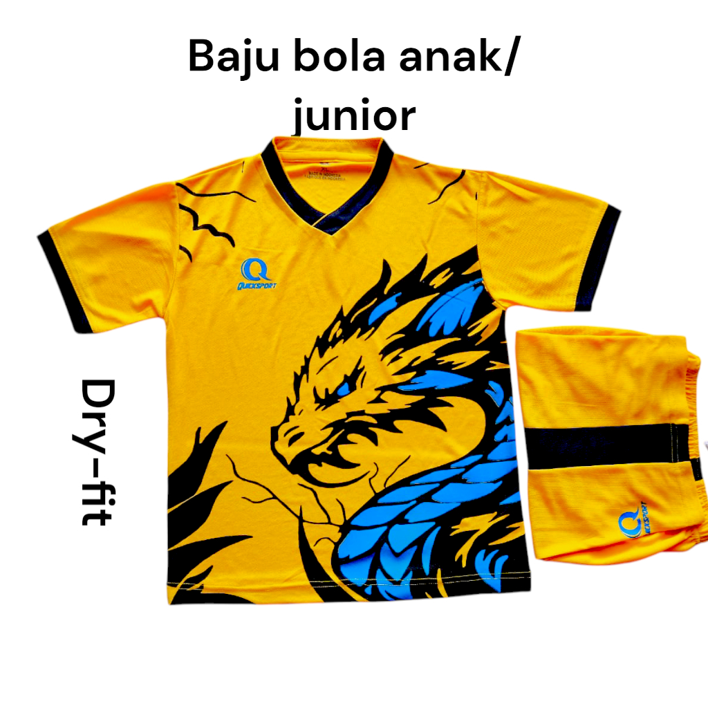Setelan futsal Anak Jersey bola anak-anak kaos olahraga junior SD SMP