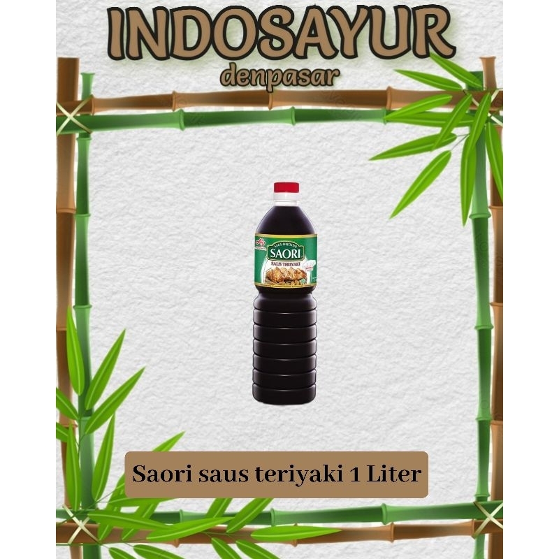 

Saori Saus teriyaki 1 Liter _INDOSAYUR
