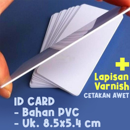 

PVC Bahan Id Card atau name tag
