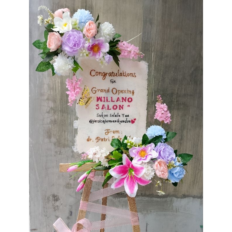 

Papan Ucapan Akrilik (120x30x40)