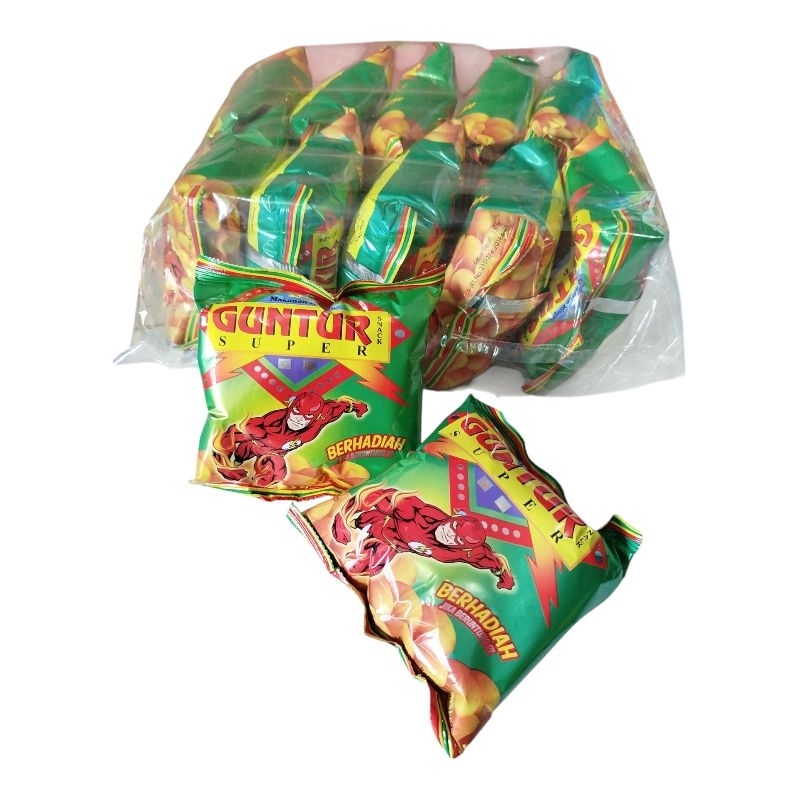 guntur super snack berhadiah uang tunai isi 10pcs