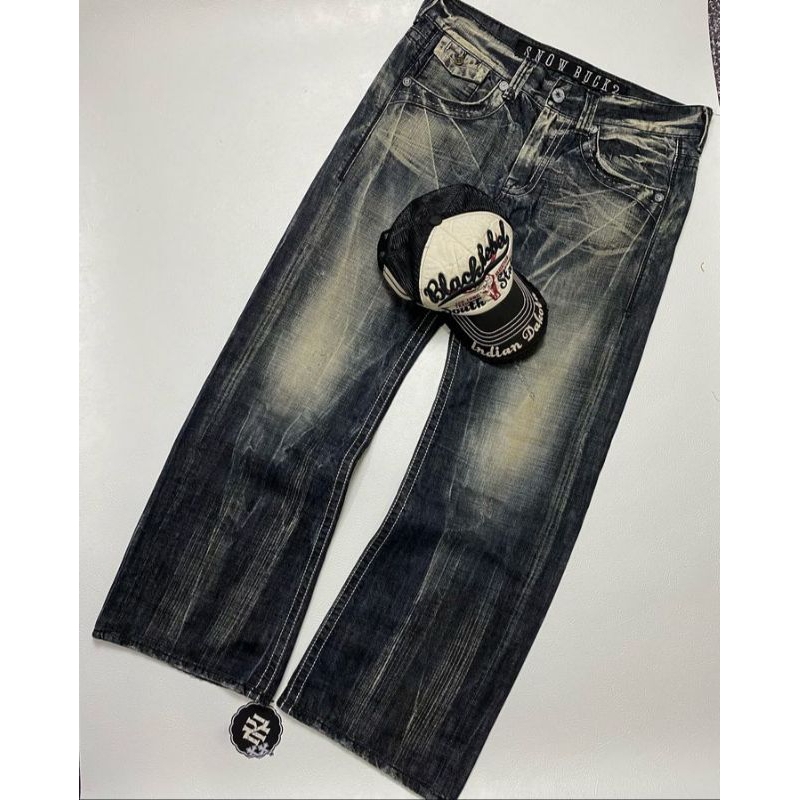 VINTAGE Y2K PANTS BAGGY JEANS BUCKAROO 2