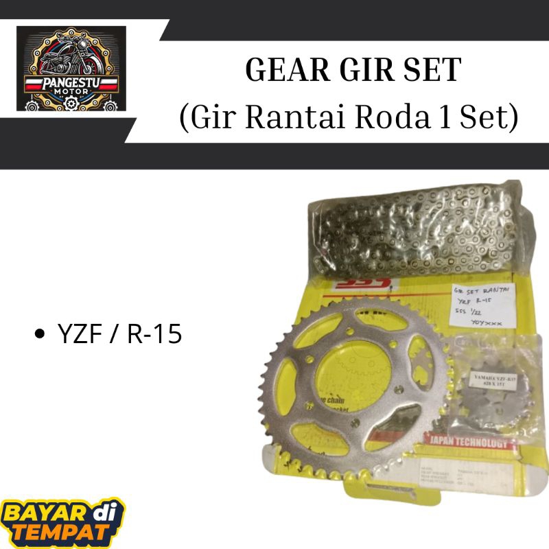 Gear Gir Set Yamaha YZF R15 R-15 (SSS)