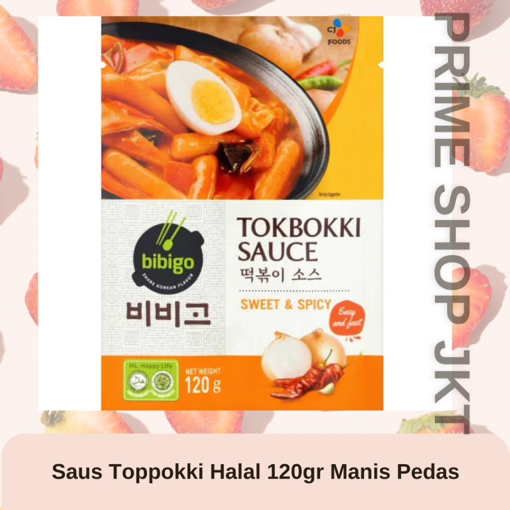 

Bibigo Cj Saus Topokki Manis Pedas 120gr Halal Tokbokki Sauce Sweet Spicy