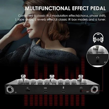 RETATARU. EFEK EFFECT GUITAR GITAR LISTRIK DIGITAL M-VAVE CUVAVE CUBE BABY SOUNDCARD MULTI EFFECTS