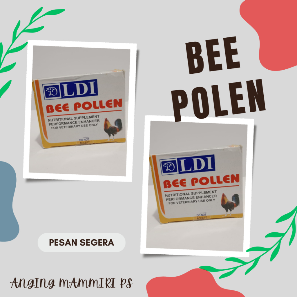 BEE POLLEN LDI (Vitamin Suplemen Ayam) || 1 papan