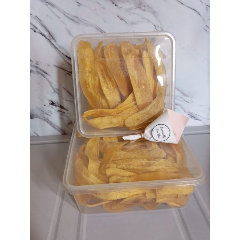 

Keripik Pisang Asin Manis Gurih / Snack Cemilan Renyah .