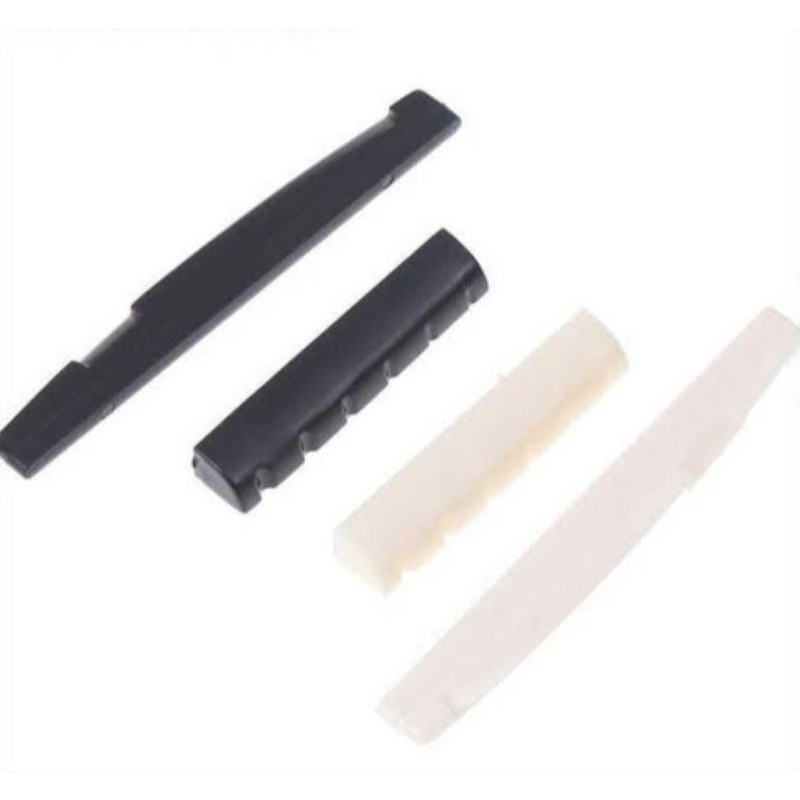 SADDLE GITAR AKUSTIK BONE NUT GITAR AKUSTIK ABS NUT & SADDLE BRIDE