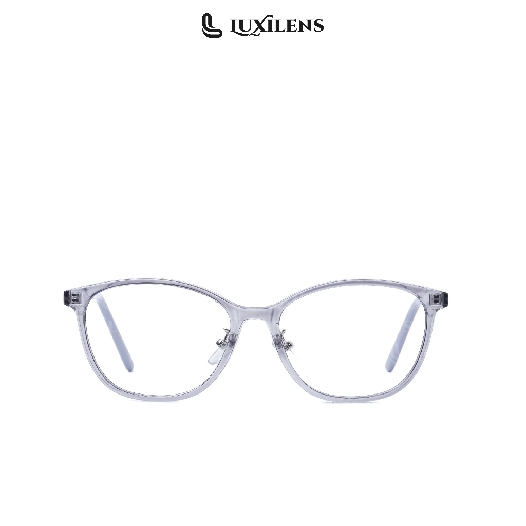 Luxilens - Frame Kacamata Palace Kotak Semi Cat eye