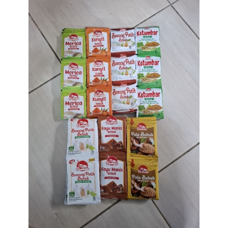 

Bawang Putih Bubuk Tabura Lengkap/Bumbu Dapur Tabura