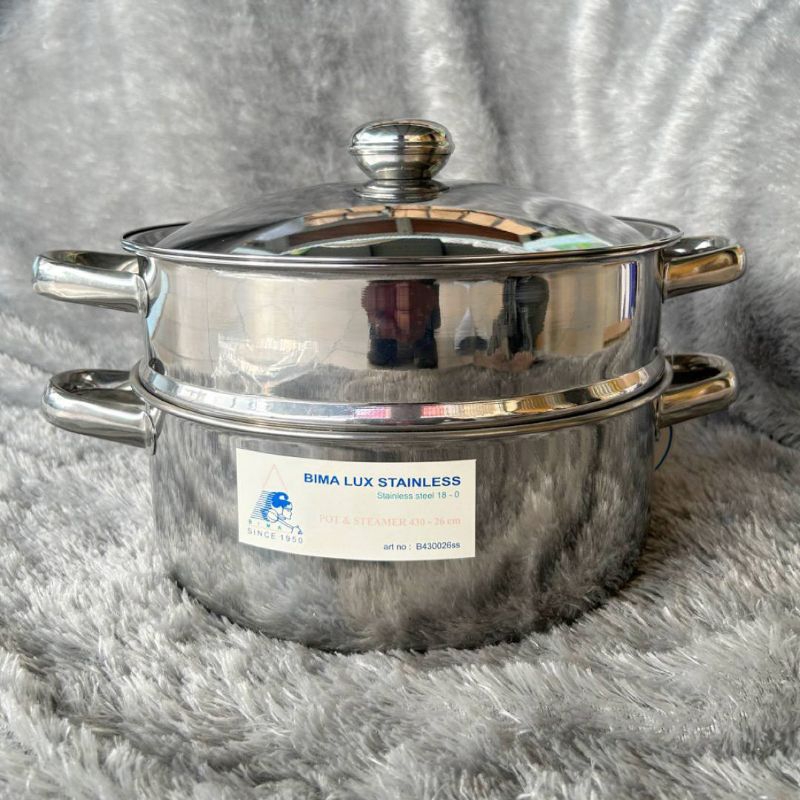 Kukusan Bima Lux Stainless 26 cm