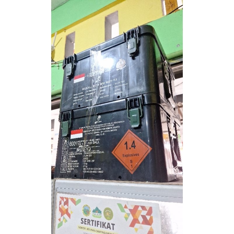 Kotak Peluru Pindad Bekas TNI