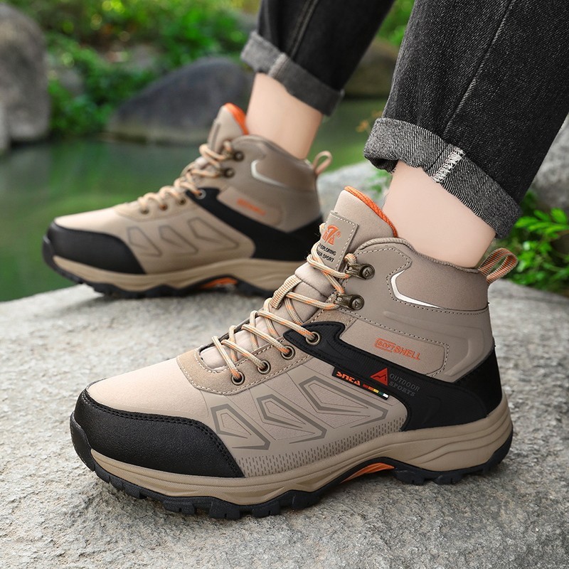 Sepatu SNTA 617 dan SNTA 507 BEIGE Original - Gratis Kaos kaki / Sepatu Gunung / Sepatu Couple SNTA 