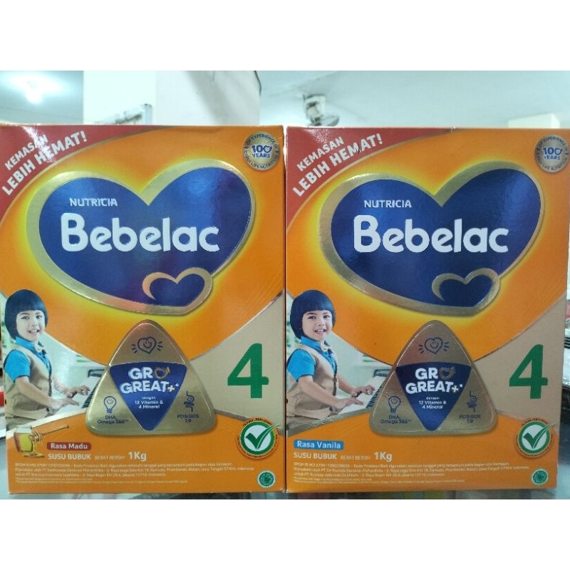 

Bebelac 4 Rasa Madu/vanila 1000gr