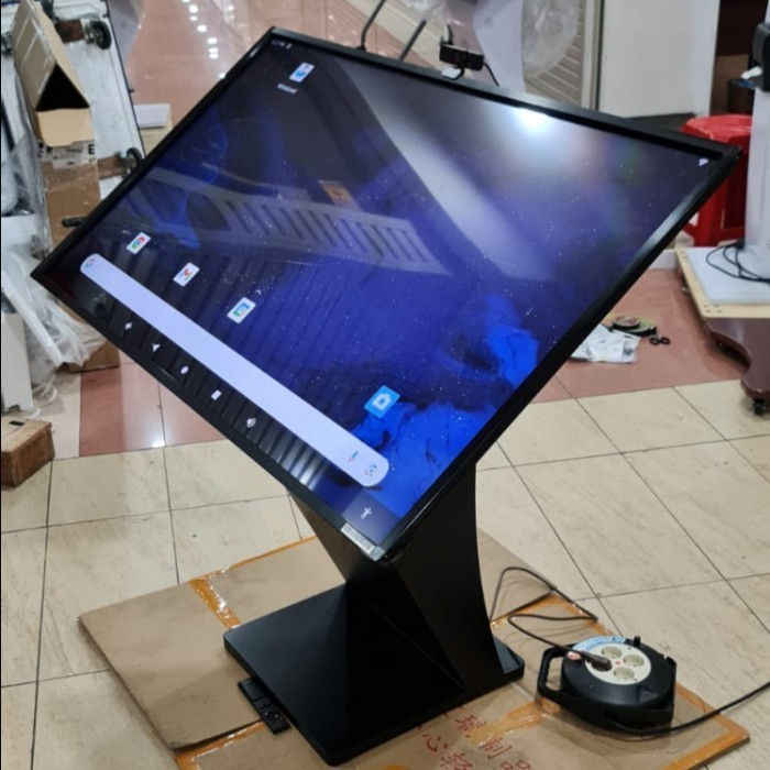 Kiosk Informasi Interactive Whiteboard 43 Inch Dual OS Android dan Windows Touchindo