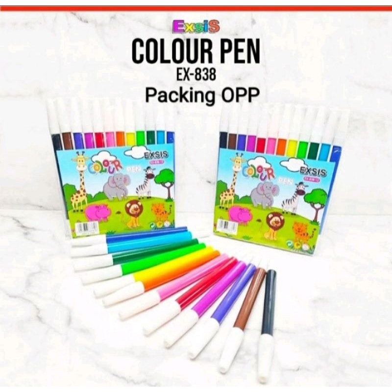 

Spidol Exsis 828 / 838 1 Set 12 Warna