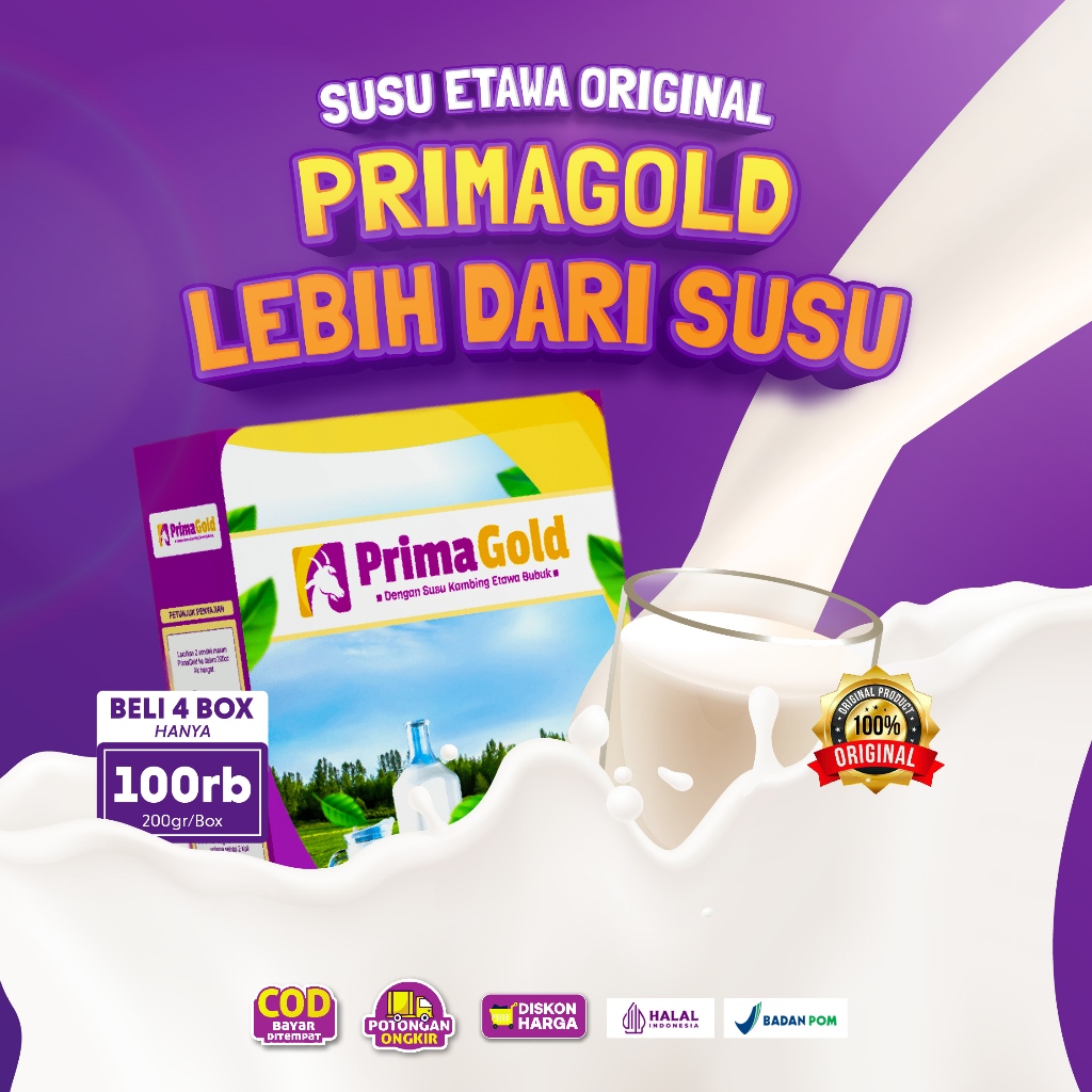 

Susu etawa PRIMAGOLD 4 box