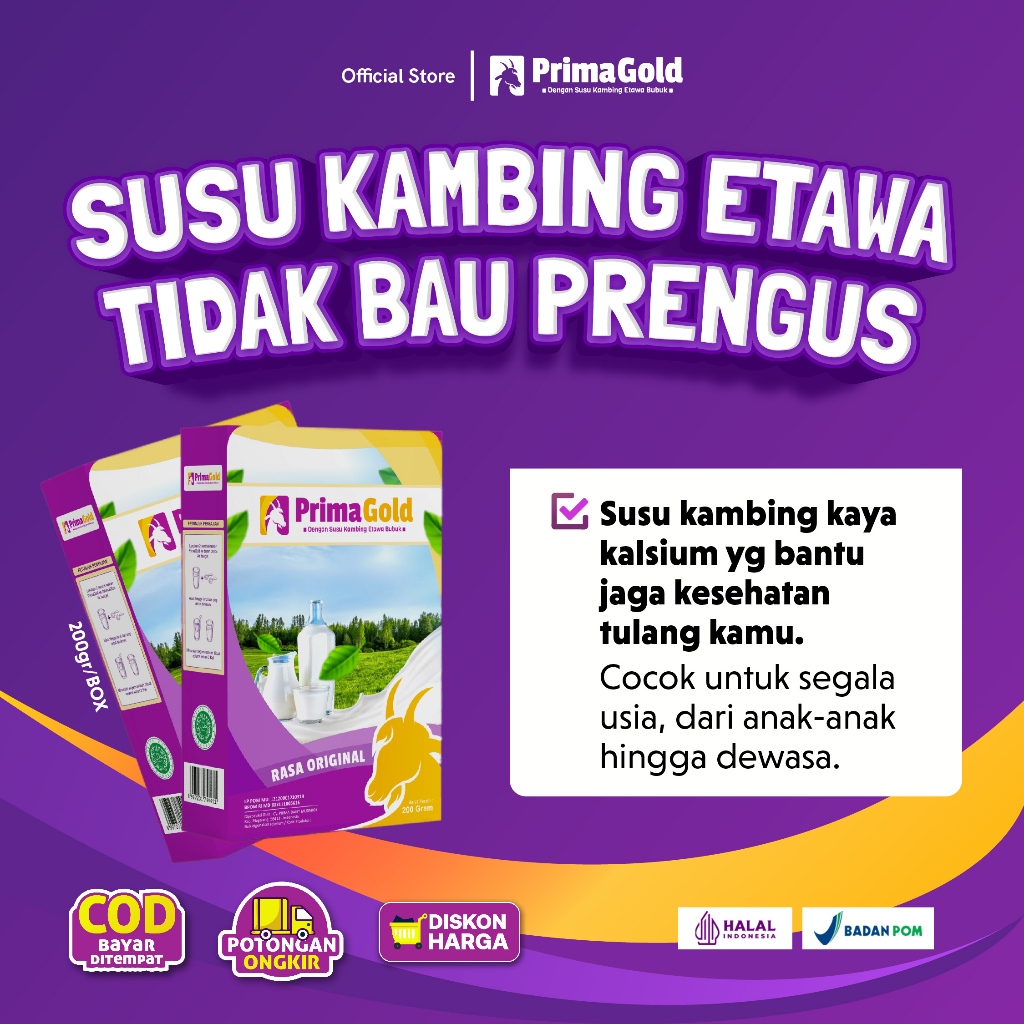 

Prima Gold etawa premium 4 box Murah Banget!!