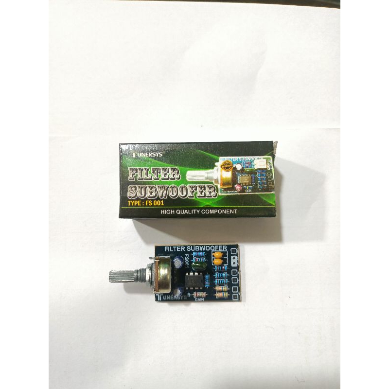 KIT TUNERSYS FILTER SUBWOOFER