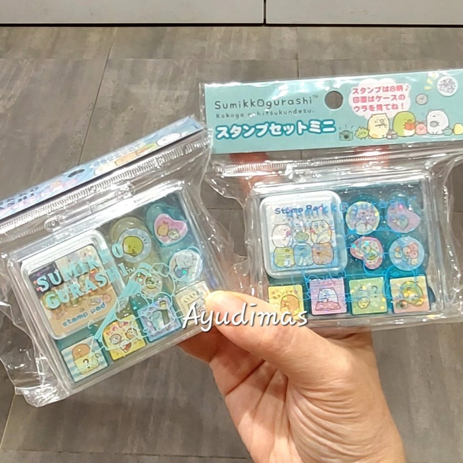 

Sumikko Gurashi Mini Stamps Chops Set for Diary / Panner / Journal - Stempel lucu utk agenda