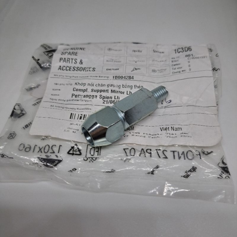 Dudukan Spion Vespa Matic S IGET Kiri Original Piaggio