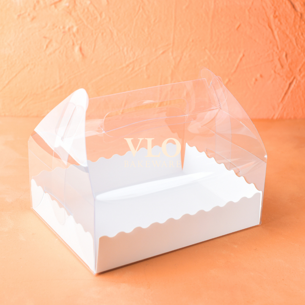 

Kotak kue mika handle | kotak kue hampers ulang tahun lebaran imlek natal