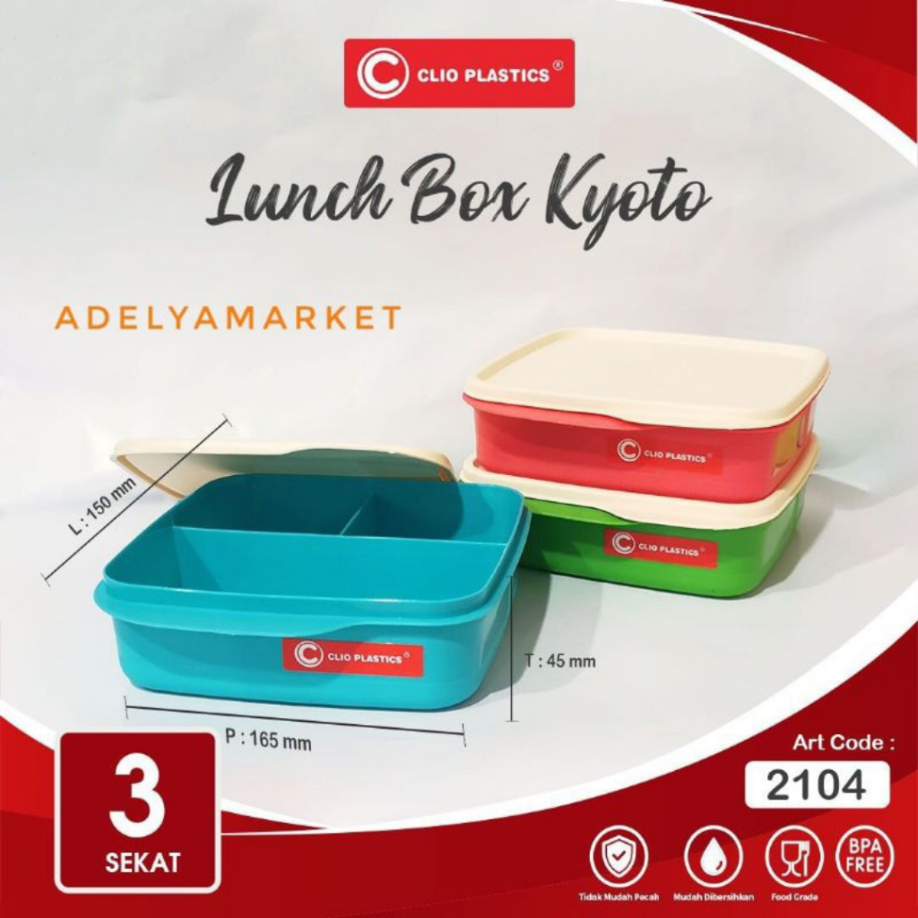 Lunch Box Sakura - Tempat Makan Anak - Kotak Makan - Catering Box