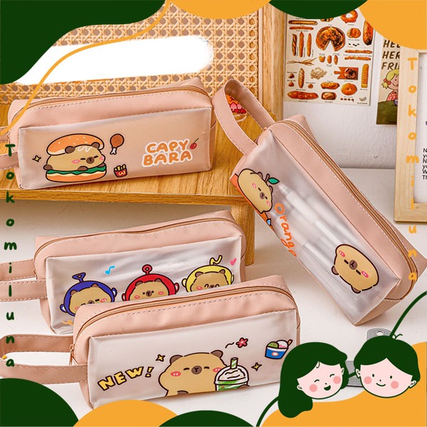 

Kotak pensil capybara doff tempat pensil lucu cute tempat alat tulis HB1830