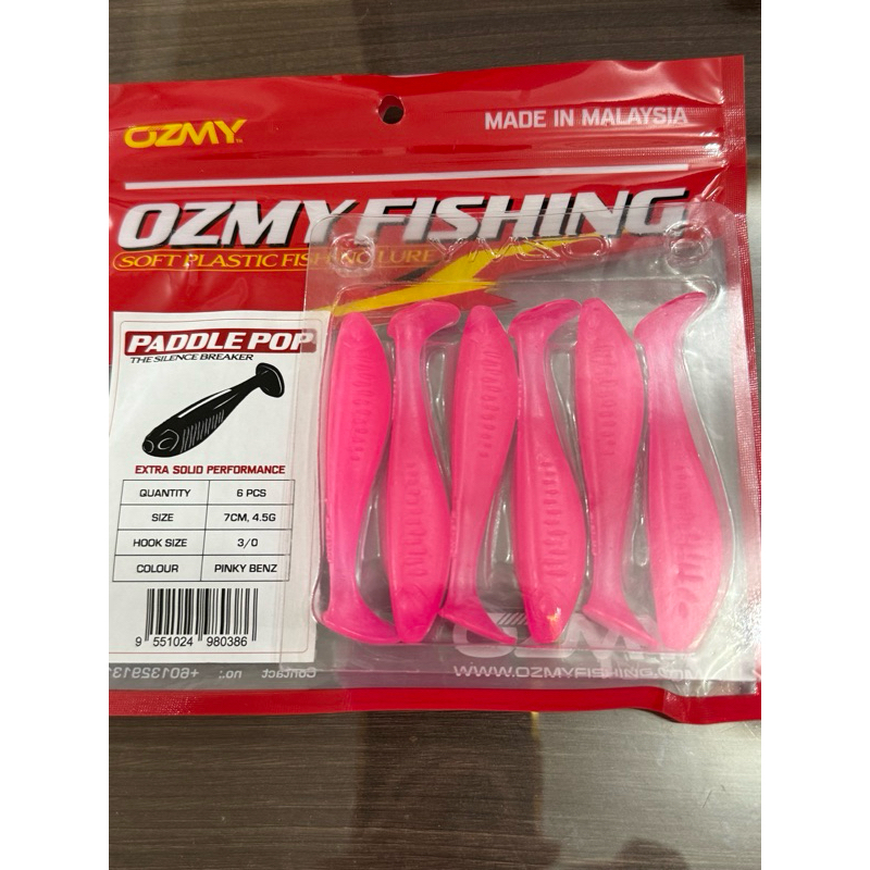 Ozmy super baby Paddle pop 7cm soft lure original ozmy