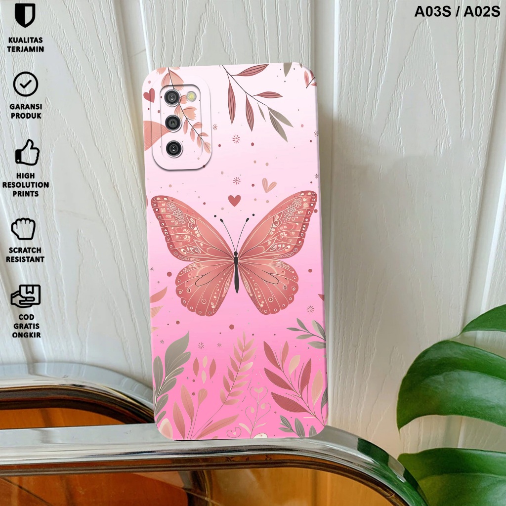 Case Samsung A03S - Casing Hp Samsung A03S Motif PINK - Softcase Samsung A03S - Softcase Hp Samsung 