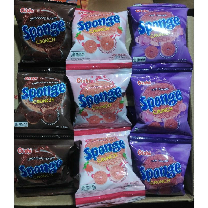 

Oishi Sponge Crunch ( isi 10 pcs @9gr )