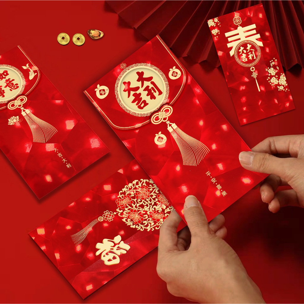 

Angpao Hoki Traditional Premium fu fuk angpao Tebal imlek CNY