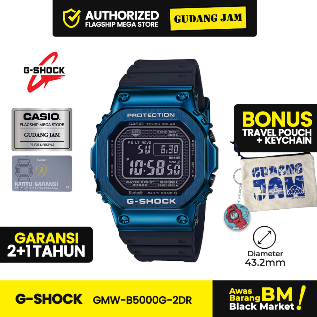 Jam Tangan G-Shock GMW-B5000G-2DR GMW-B5000G GMW-B5000 GMWB5000G GMW B5000
