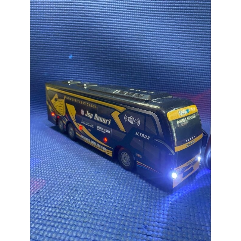 RC Bintang Bis Basuri Baterai Charger Mainan Anak Mobil Remote Control Bis