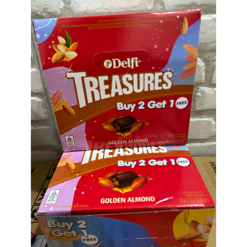 

DELFI TREASURES PER BOX ISI 24pc