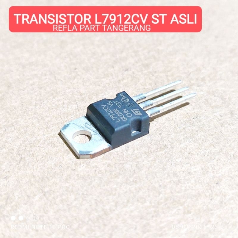 TRANSISTOR REGULATOR LM7912CV 7912 L7912 LM 7912 CV TR IC PSU REGULATOR