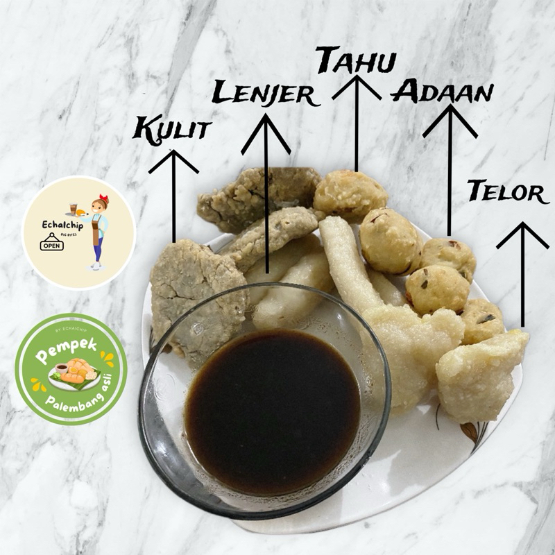 

Pempek Palembang Kulit Tahu Lenny Merah