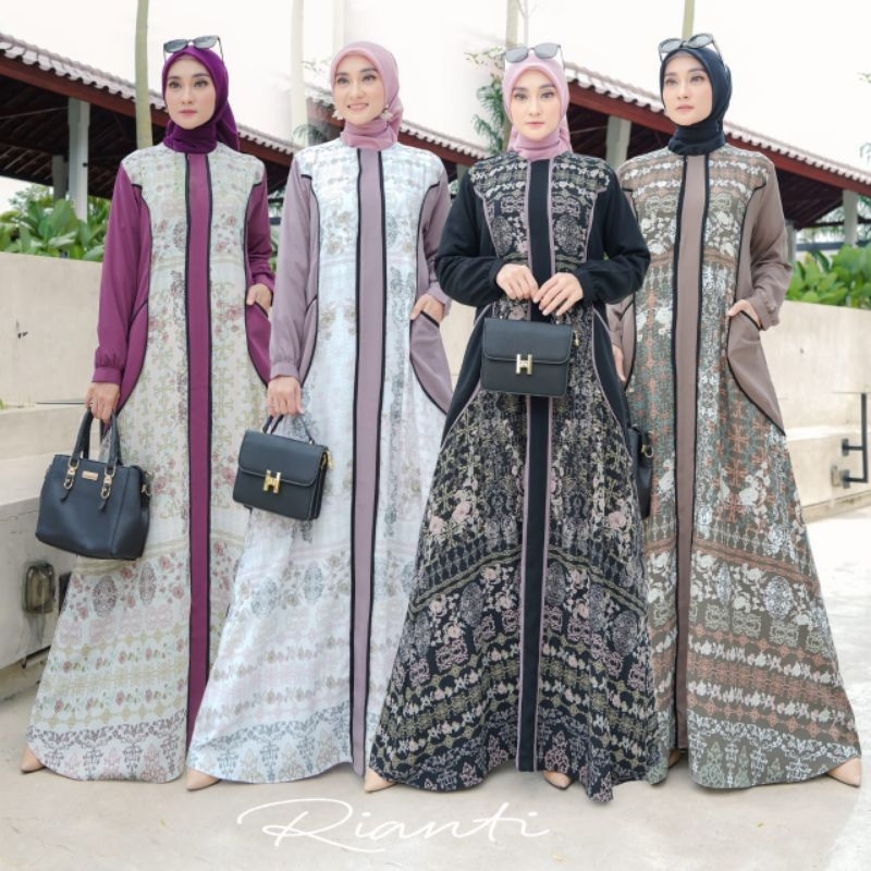 MERCY Dress RIANTI / GAMIS ETNIK BATIK BUNGA