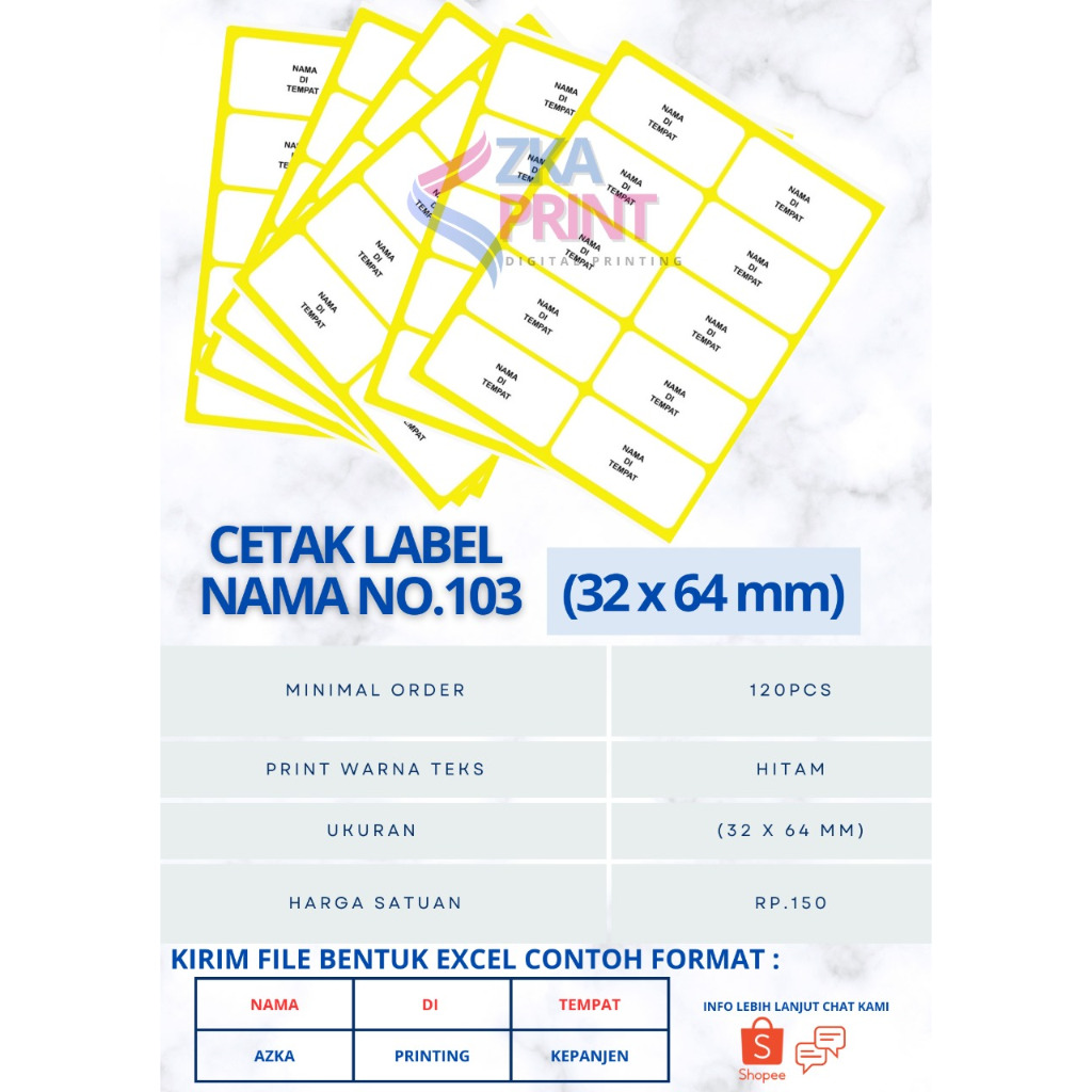 

CETAK LABEL NAMA UNDANGAN MURAH