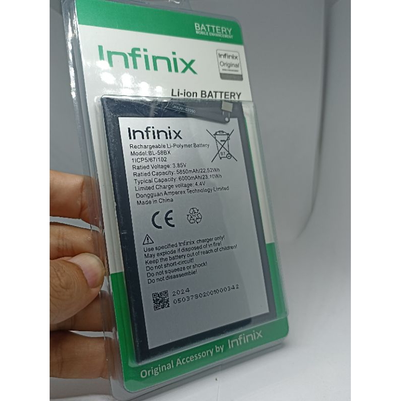 BATRE BATREI HP INFINIX HOT 9 PLAY BL-58BX INFINIX HOT 10PLAY
