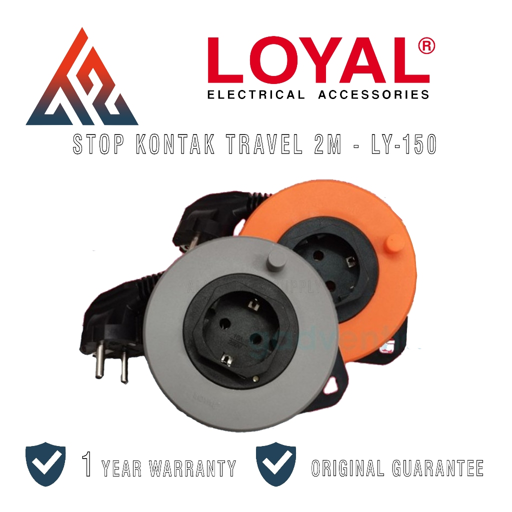 Loyal Kabel Roll 2 Meter Box Mini Travel SNI - LY-150 / LY150